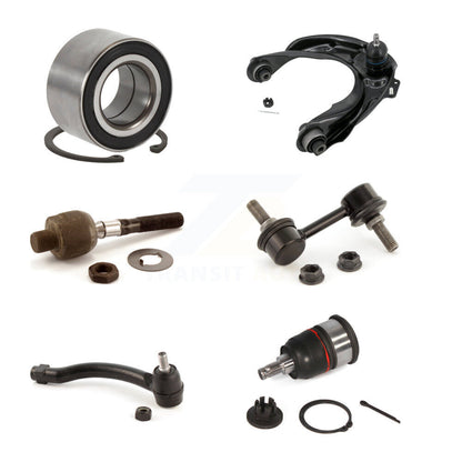 Wheel Bearing Upper Control Arm Lower Ball Joint Tie Rod Link Front Left Kit For