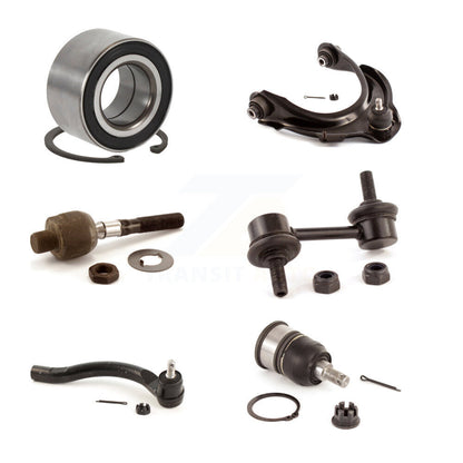 Bearing Upper Control Arm Lower Ball Joint Tie Rod Link Front Left Kit For Honda