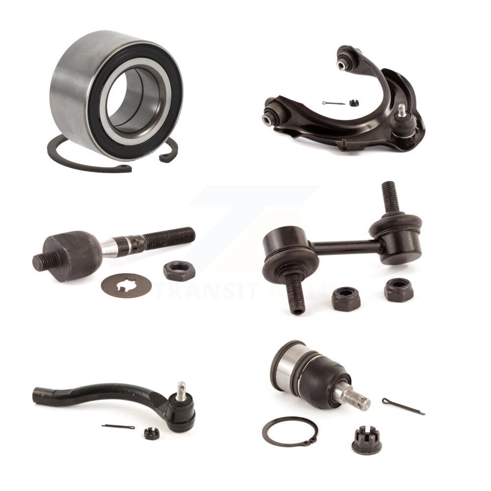 Bearing Upper Arm Lower Ball Joint Tie Rod Link Front Left Kit For Honda Accord