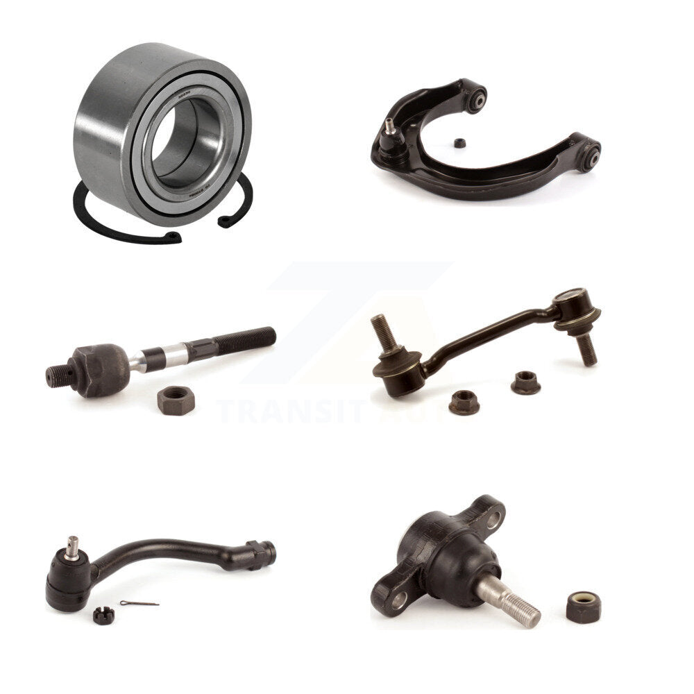 Bearing Upper Arm Lower Ball Joint Tie Rod Link Front Left Kit For Hyundai Azera