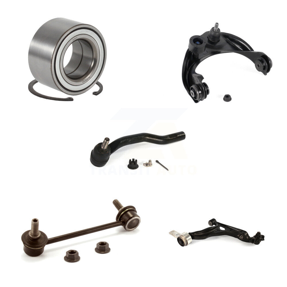 Bearing Upper Lower Control Arm Outer Tie Rod & Link Front Left Kit For Mazda 6
