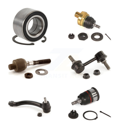 Bearing Upper Lower Ball Joint Tie Rod & Link Front Left Kit (6Pc) For Acura TL