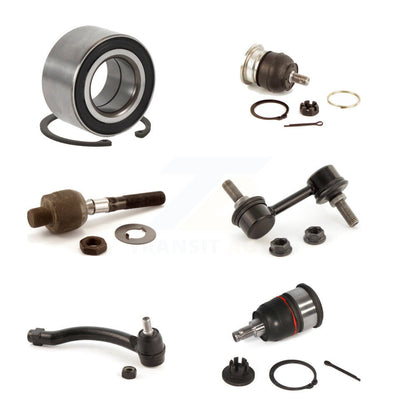 Bearing Upper Lower Ball Joint Tie Rod & Link Front Left Kit (6Pc) For Acura TL