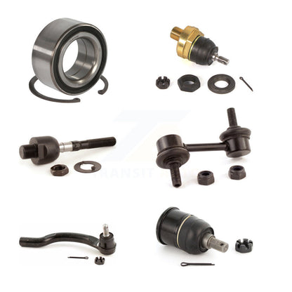 Bearing Upper Lower Ball Joint Tie Rod End Link Front Left Kit For Honda Accord