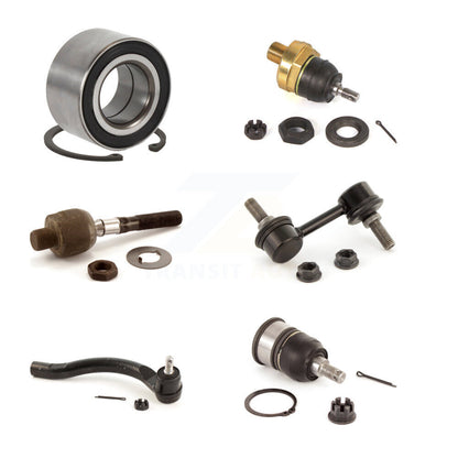 Bearing Upper Lower Ball Joint Tie Rod End Link Front Left Kit For Honda Accord