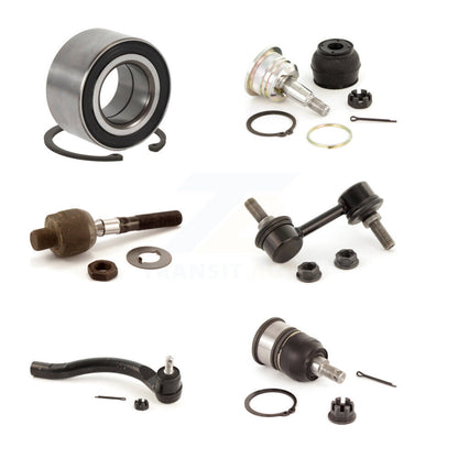 Bearing Upper Lower Ball Joint Tie Rod End Link Front Left Kit For Honda Accord
