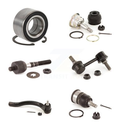 Bearing Upper Lower Ball Joint Tie Rod End Link Front Left Kit For Honda Accord