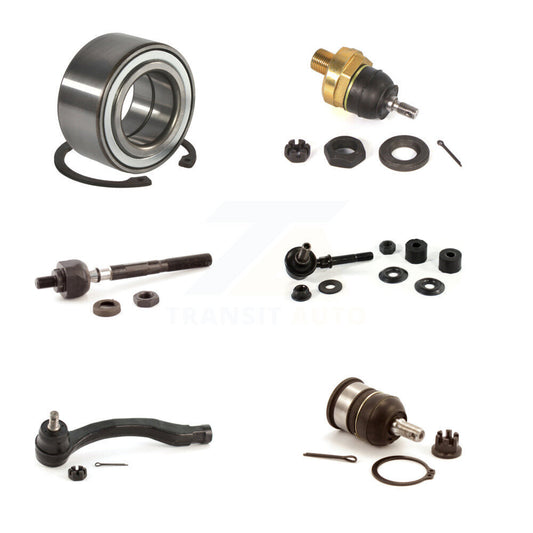 Bearing Upper Lower Ball Joint Tie Rod & Link Front Right Kit (6Pc) For Acura EL