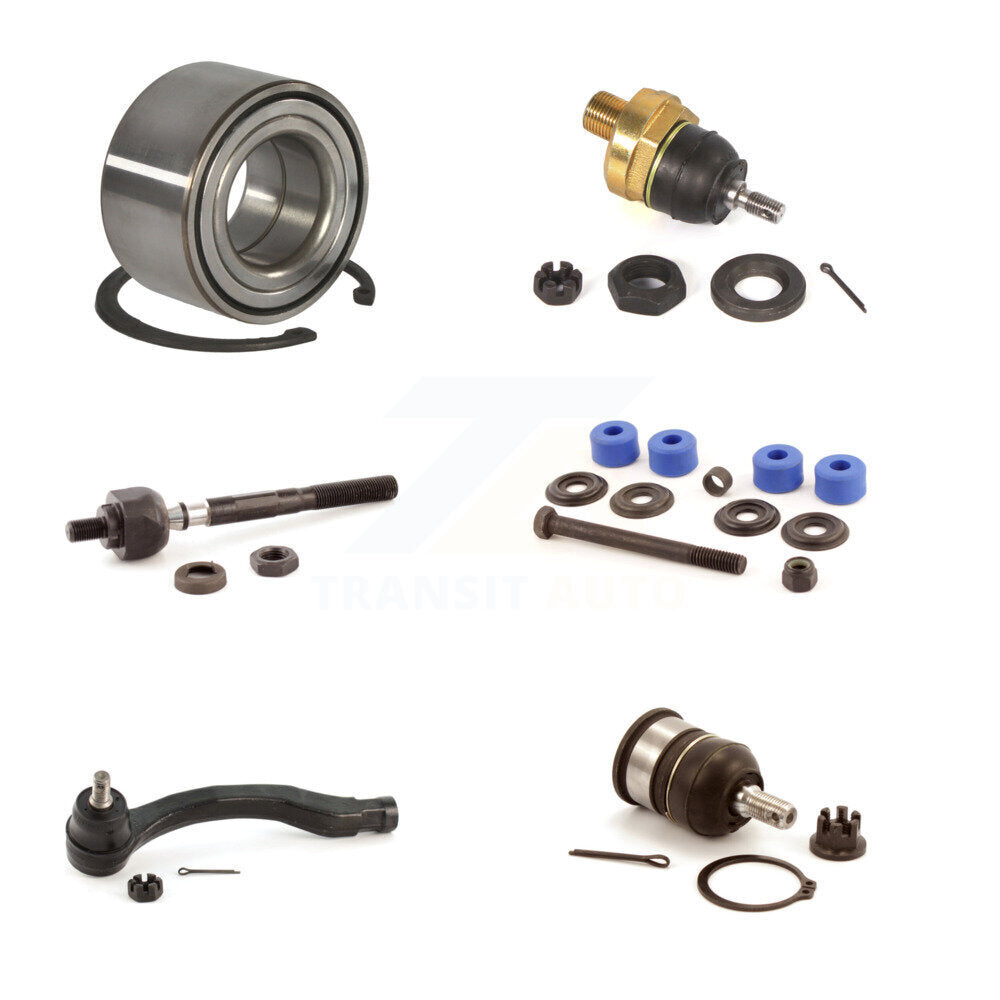 Bearing Upper Lower Ball Joint Tie Rod End Link Front Right Kit For Honda Civic