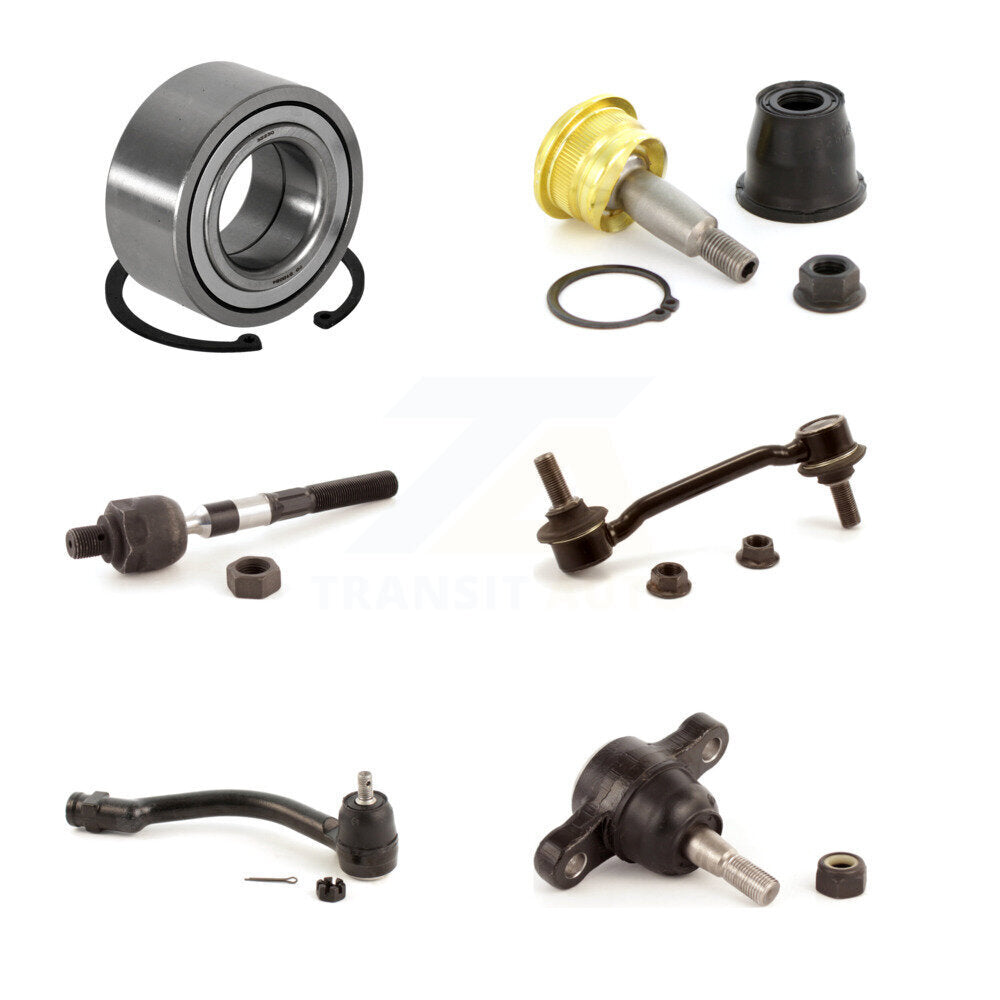 Bearing Upper Lower Ball Joint Tie Rod & Link Front Right Kit For Hyundai Azera