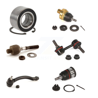 Bearing Upper Lower Ball Joint Tie Rod & Link Front Right Kit (6Pc) For Acura TL