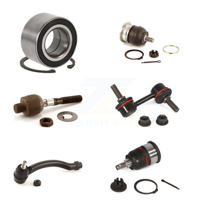 Bearing Upper Lower Ball Joint Tie Rod & Link Front Right Kit (6Pc) For Acura TL