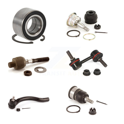 Bearing Upper Lower Ball Joint Tie Rod End Link Front Right Kit For Honda Accord