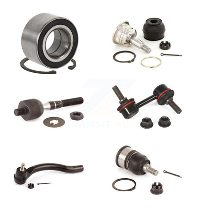 Bearing Upper Lower Ball Joint Tie Rod End Link Front Right Kit For Honda Accord