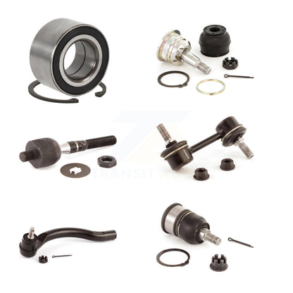 Bearing Upper Lower Ball Joint Tie Rod End Link Front Right Kit For Honda Accord