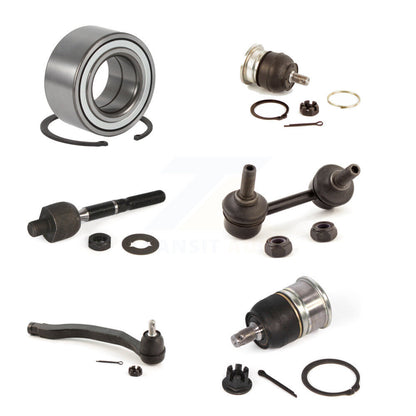 Bearing Upper Lower Ball Joint Tie Rod & Link Front Right Kit (6Pc) For Honda TL