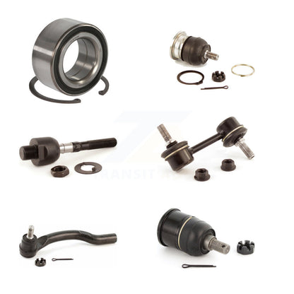 Bearing Upper Lower Ball Joint Tie Rod End Link Front Right Kit For Honda Accord