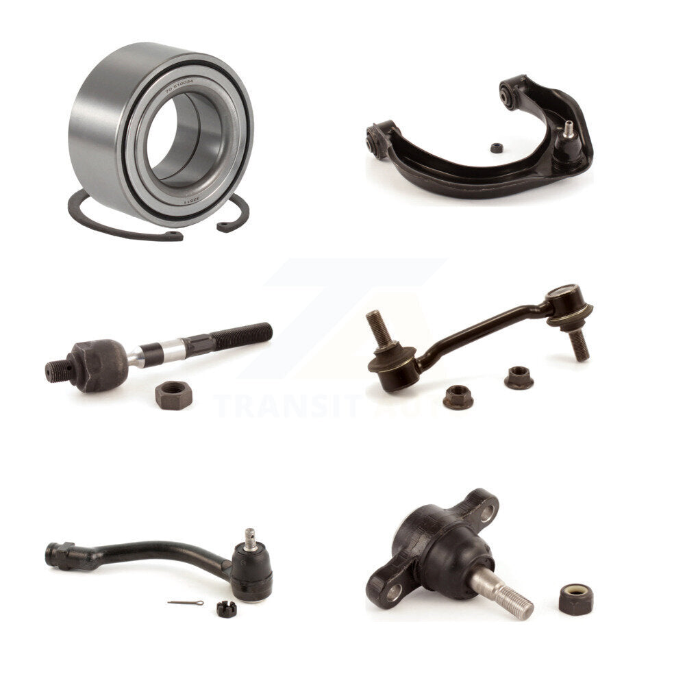 Bearing Upper Control Arm Lower Ball Joint Tie Rod End Link Front Right Kit For