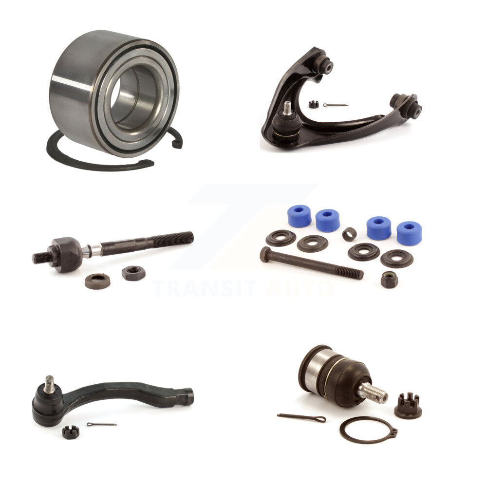 Bearing Upper Control Arm Lower Ball Joint Tie Rod End Link Front Right Kit For