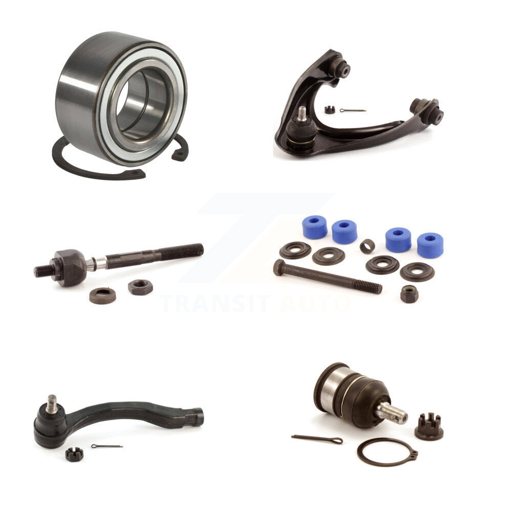 Bearing Upper Control Arm Lower Ball Joint Tie Rod End Link Front Right Kit For