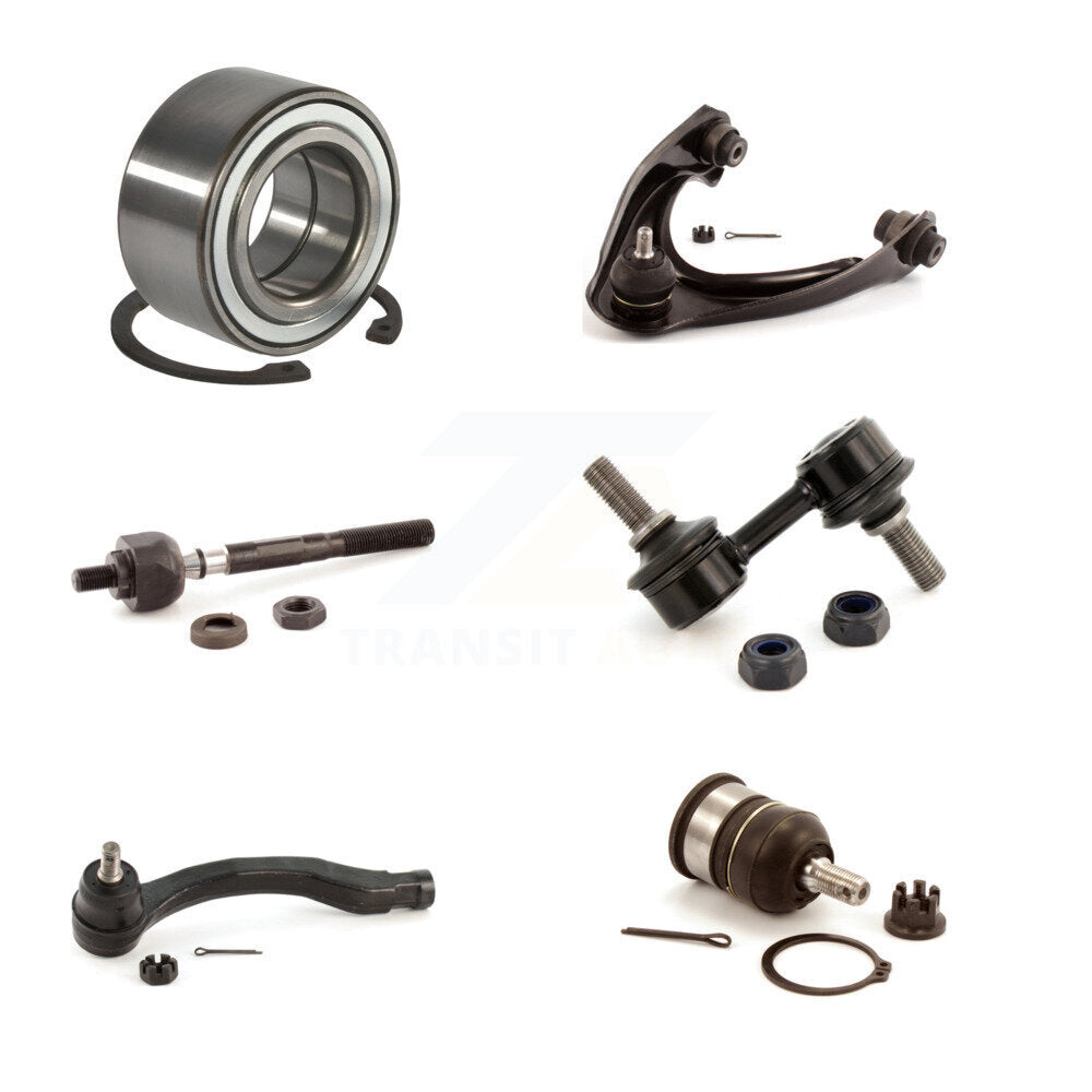 Bearing Upper Control Arm Lower Ball Joint Tie Rod End Link Front Right Kit For