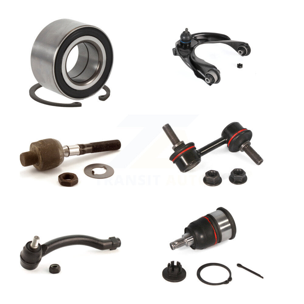 Bearing Upper Arm Lower Ball Joint Tie Rod End Link Front Right Kit For Acura TL