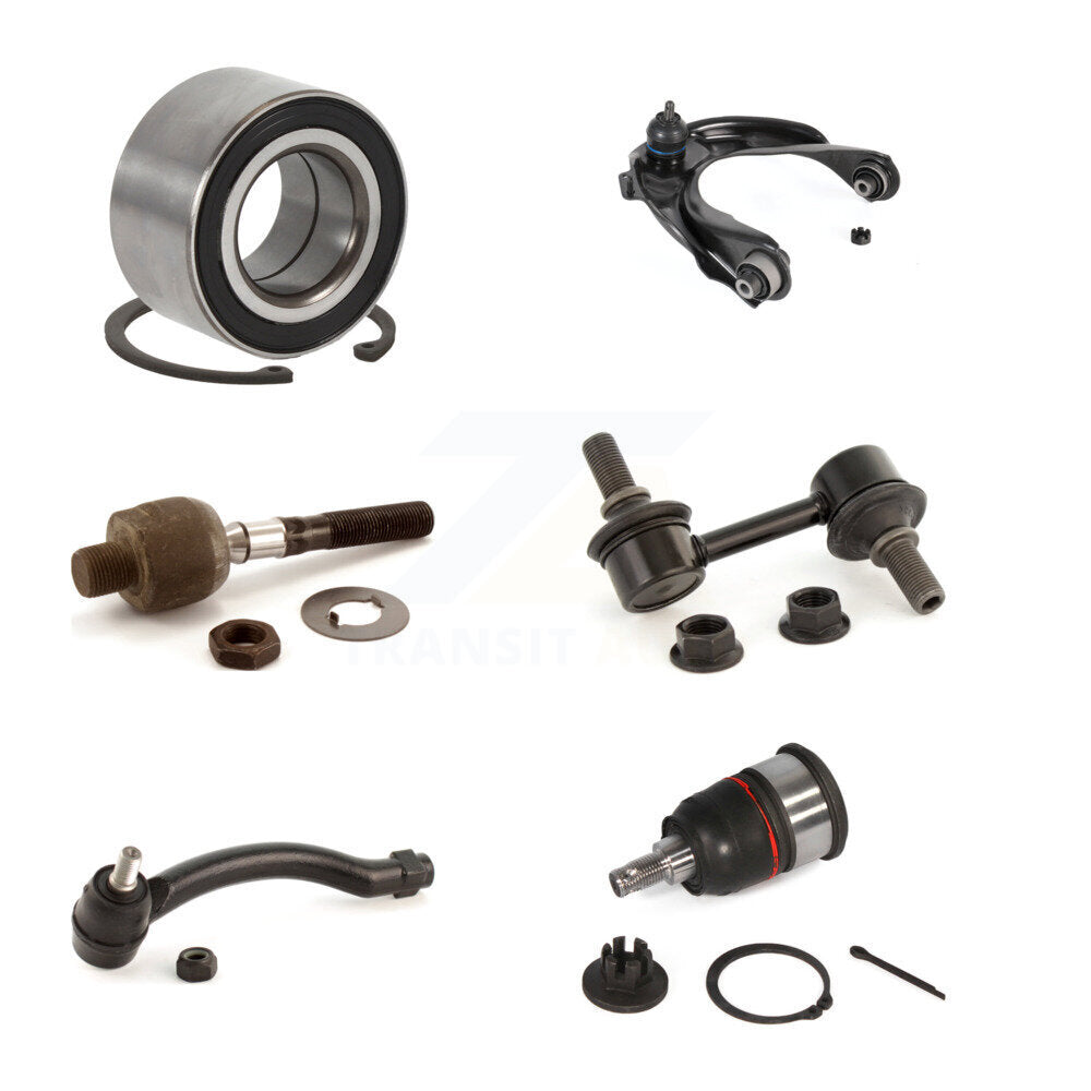 Bearing Upper Arm Lower Ball Joint Tie Rod End Link Front Right Kit For Acura TL