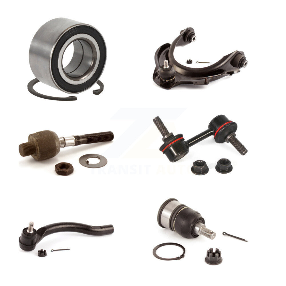 Bearing Upper Control Arm Lower Ball Joint Tie Rod End Link Front Right Kit For