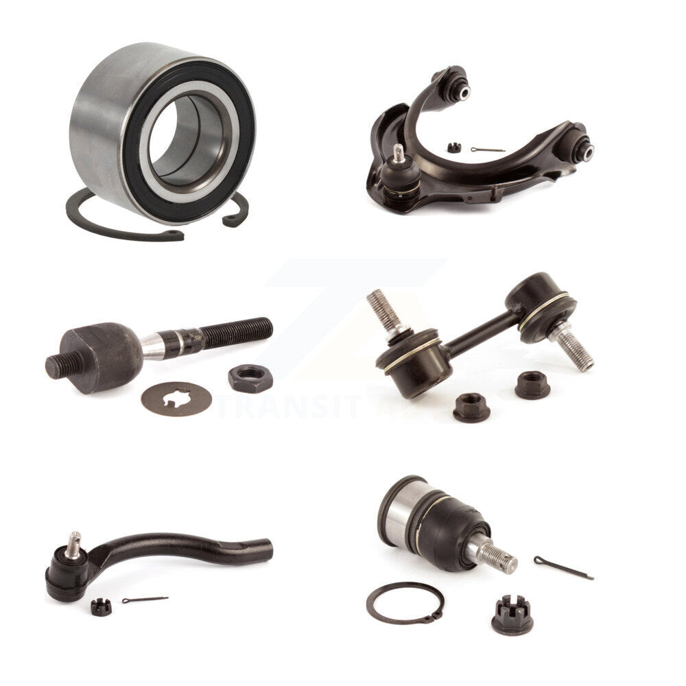 Bearing Upper Arm Lower Ball Joint Tie Rod Link Front Right Kit For Honda Accord