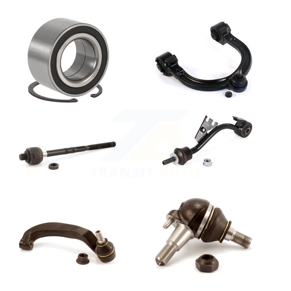 Bearing Upper Control Arm Lower Ball Joint Tie Rod End Link Front Right Kit For