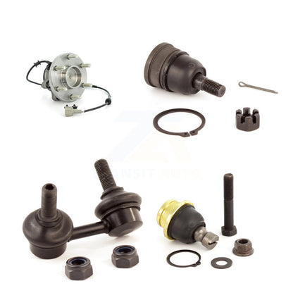 Bearing Upper Lower Ball Joint & Link Front Left Kit For Nissan Frontier Xterra