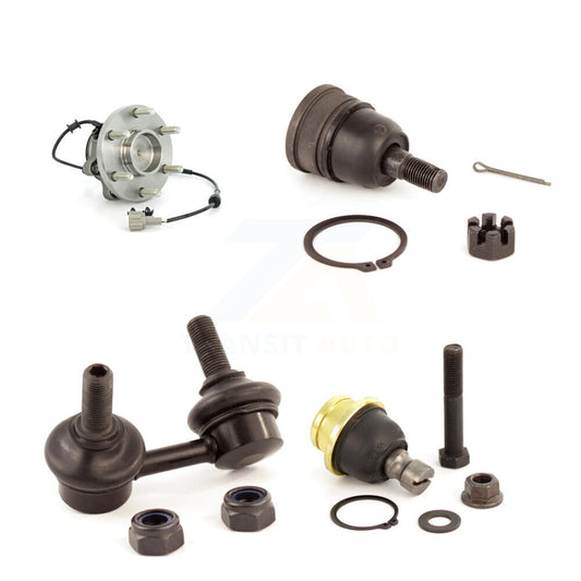 Bearing Upper Lower Ball Joint & Link Front Left Kit For Nissan Frontier Xterra