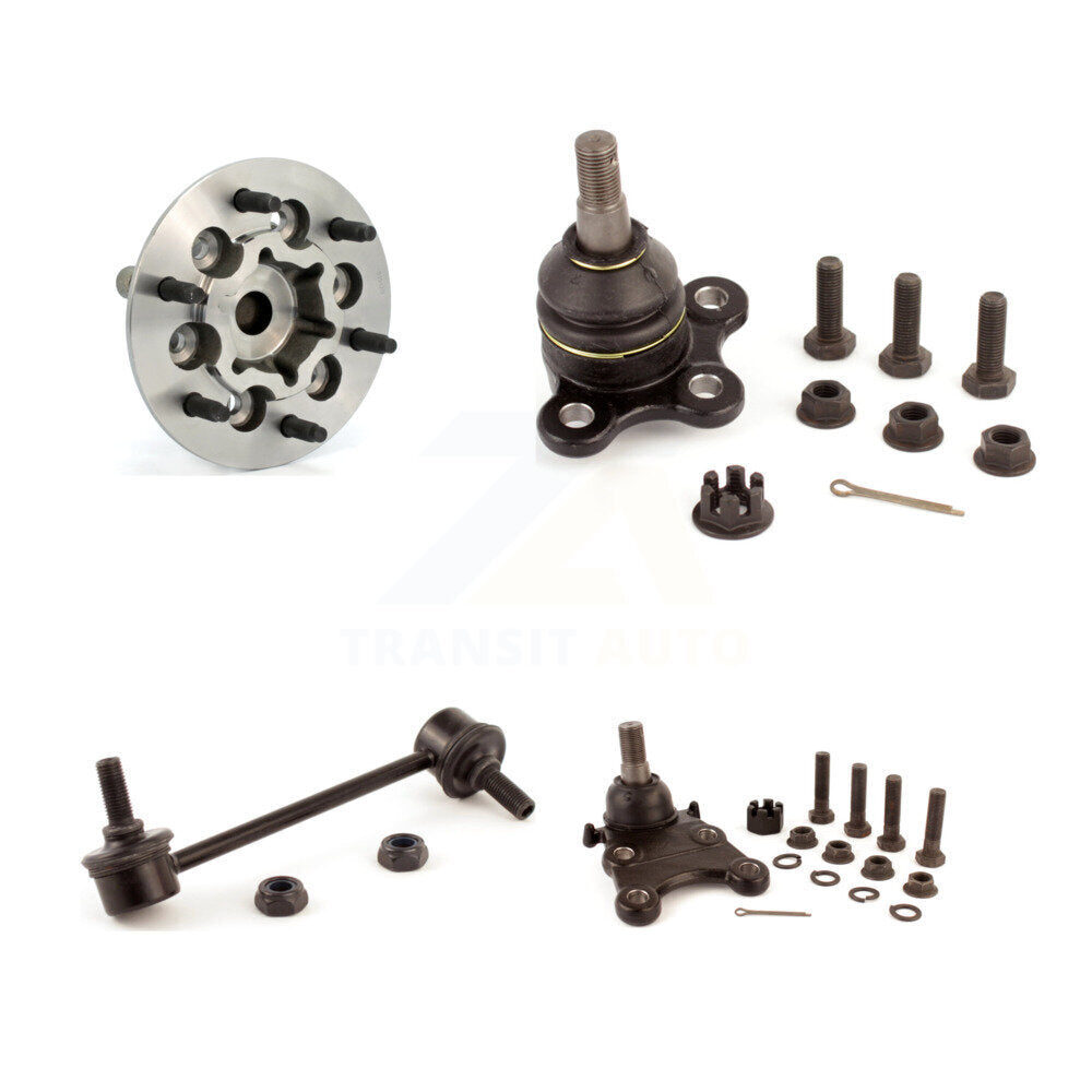 Bearing Upper Lower Ball Joint & Link Front Left Kit For Chevrolet Colorado GMC