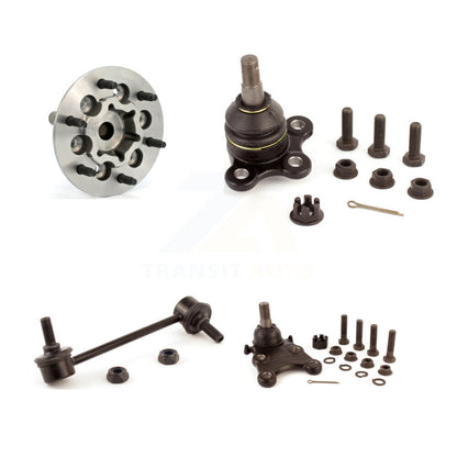 Bearing Upper Lower Ball Joint & Link Front Left Kit For Chevrolet Colorado GMC