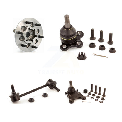 Bearing Upper Lower Ball Joint & Link Front Left Kit For Chevrolet Colorado GMC