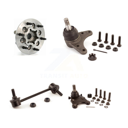 Hub Bearing Upper Lower Ball Joint & Sway Bar Link Front Left Kit For GMC Canyon