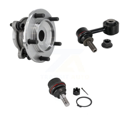 Hub Bearing Lower Ball Joint & Link Front Left Kit For Toyota Tundra Sequoia 4WD