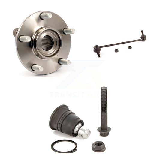 Bearing Lower Ball Joint & Sway Bar Link Front Left Kit For Nissan Rogue Select