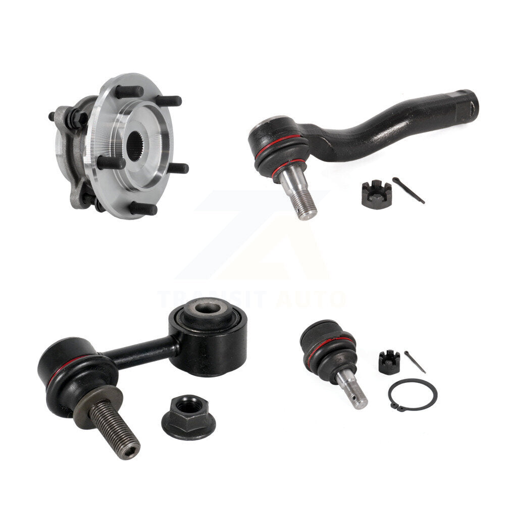 Bearing Lower Ball Joint Outer Tie Rod Link Front Left Kit For Toyota Tundra 4WD