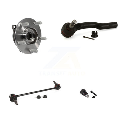 Hub Bearing Lower Ball Joint Outer Tie Rod Link Front Left Kit For Mazda 3 Sport