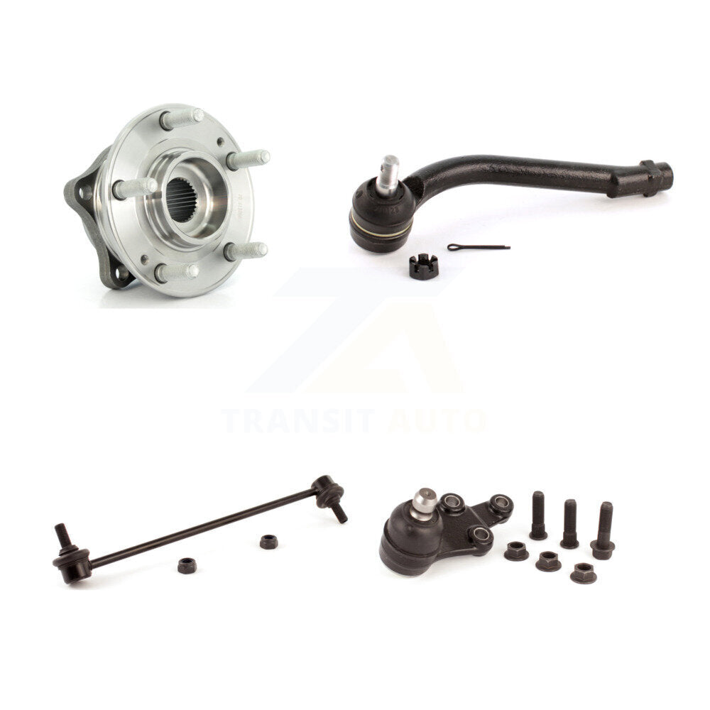 Bearing Lower Ball Joint Outer Tie Rod Link Front Left Kit For Hyundai Veracruz