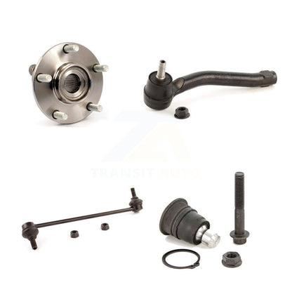 Hub Bearing Lower Ball Joint Outer Tie Rod Link Front Left Kit For Nissan Rogue