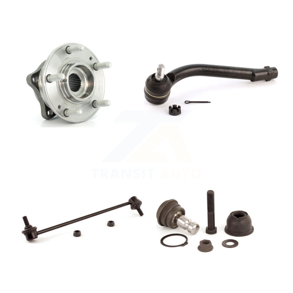 Bearing Lower Ball Joint Outer Tie Rod Link Front Left Kit For Hyundai Santa Fe