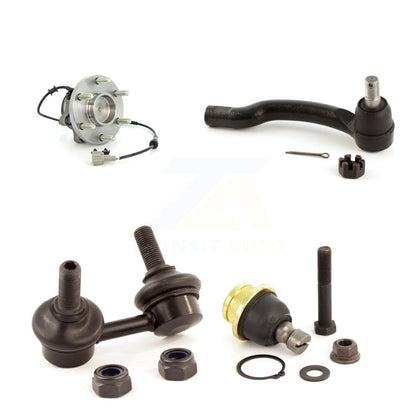 Bearing Lower Ball Joint Outer Tie Rod & Link Front Left Kit For Nissan Frontier
