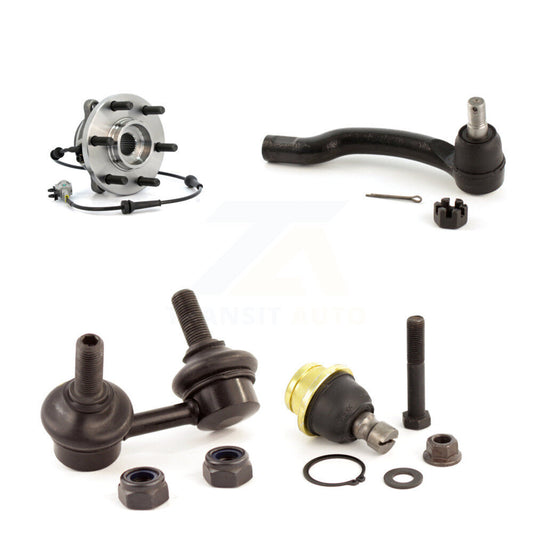 Bearing Lower Ball Joint Outer Tie Rod & Link Front Left Kit For Nissan Frontier