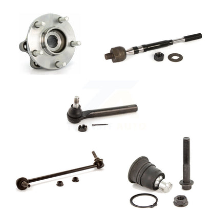 Hub Bearing Lower Ball Joint Tie Rod Link Front Left Kit (5Pc) For Nissan Murano