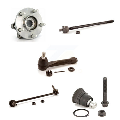 Hub Bearing Lower Ball Joint Tie Rod Link Front Left Kit (5Pc) For Nissan Quest
