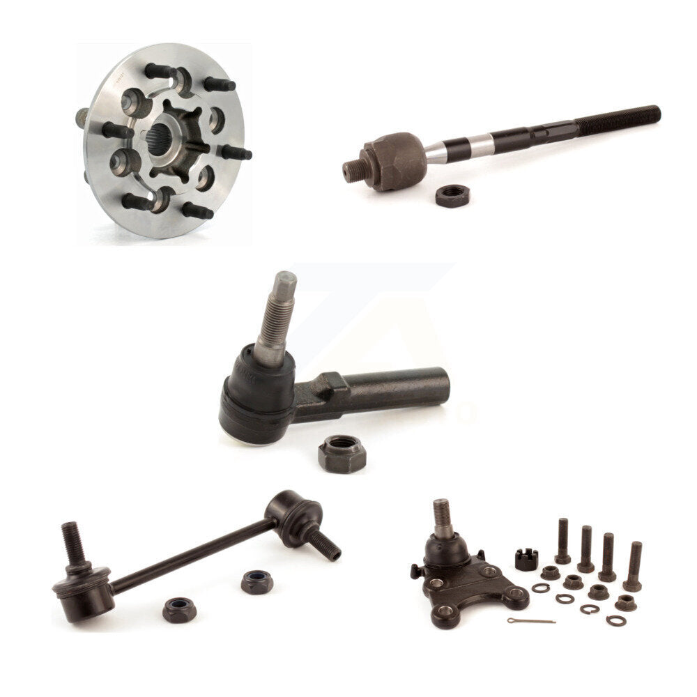 Bearing Lower Ball Joint Tie Rod Link Front Left Kit (5Pc) For Chevrolet GMC 4WD