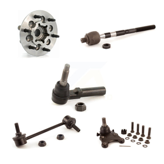 Bearing Lower Ball Joint Tie Rod Link Front Left Kit (5Pc) For Chevrolet GMC 4WD