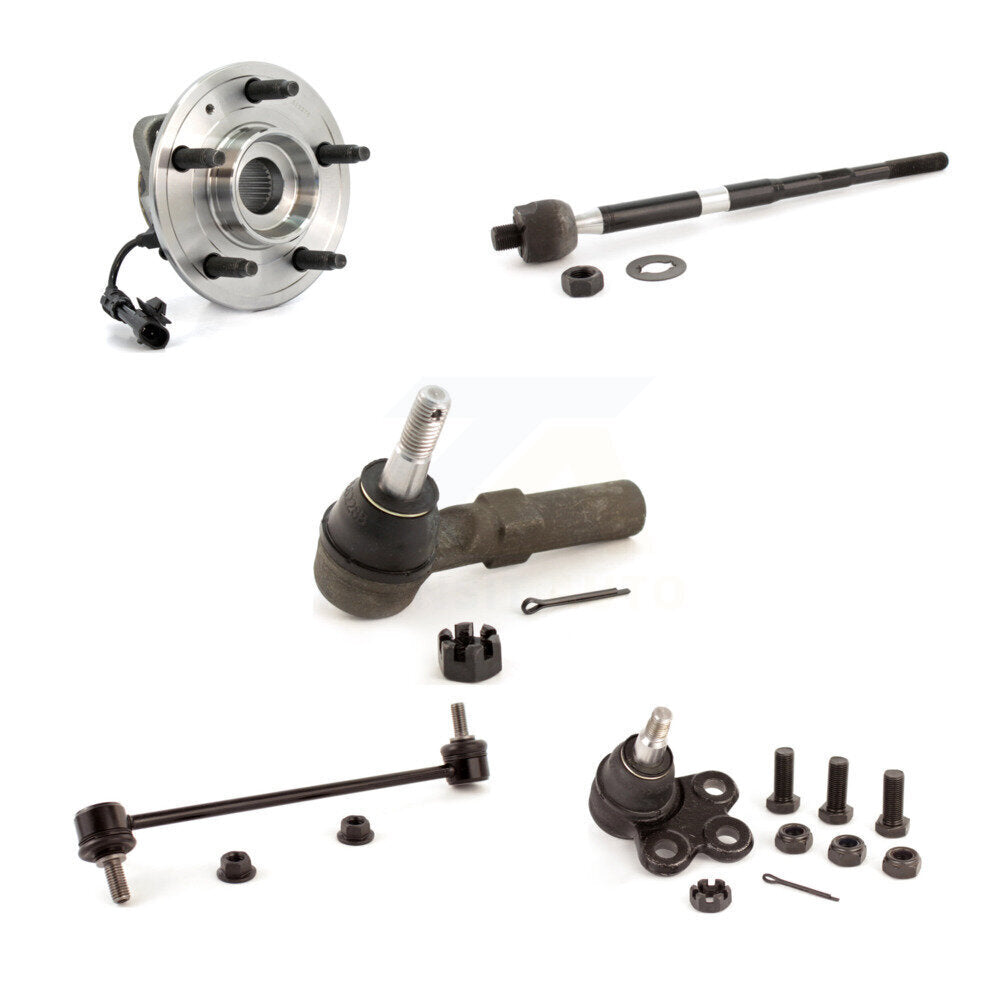 Bearing Lower Ball Joint Tie Rod Link Front Left Kit (5Pc) For Chevrolet Equinox